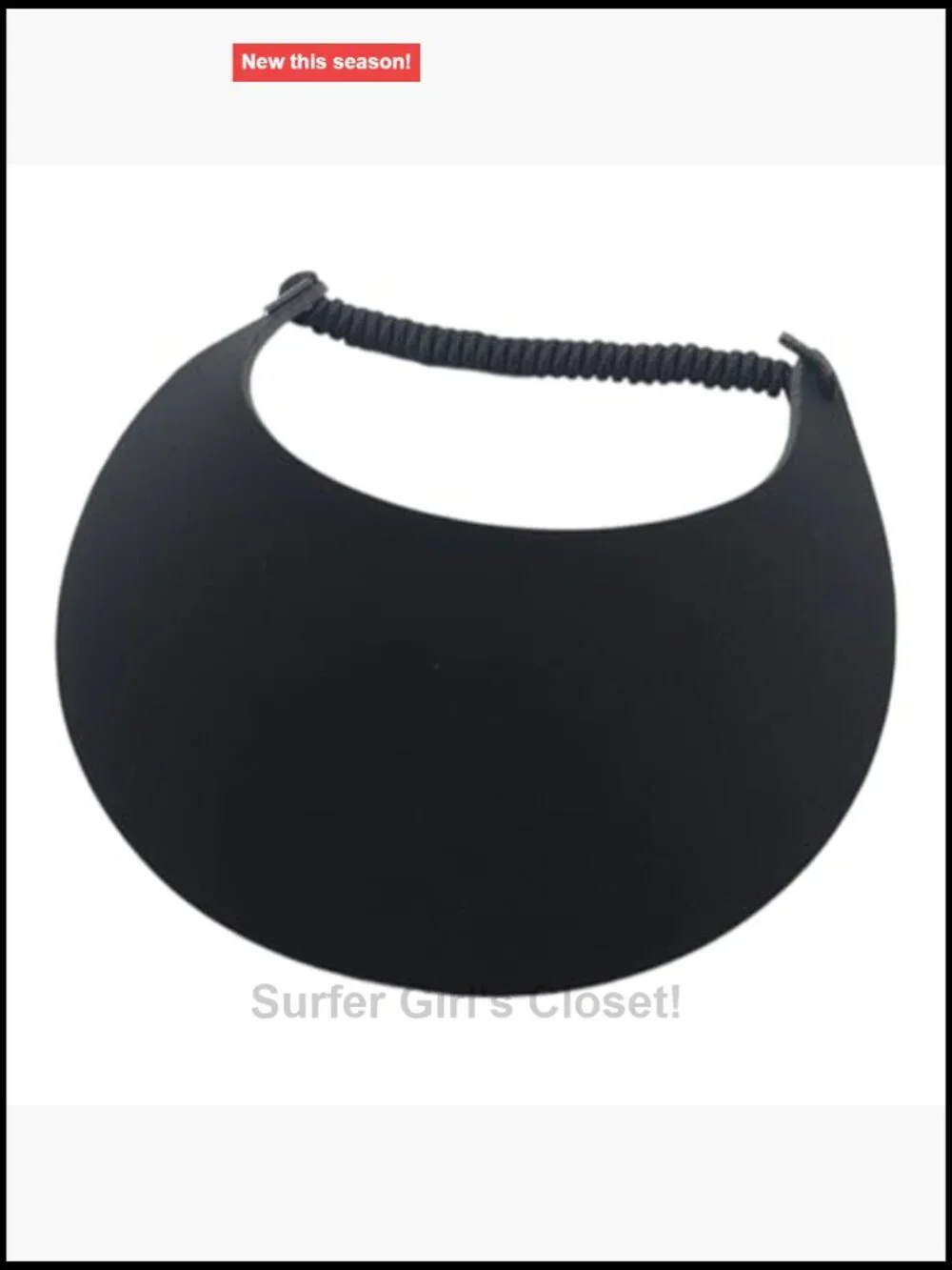 Cotton Solid String Sun Visor Hat Lightweight Breathable Adjustable